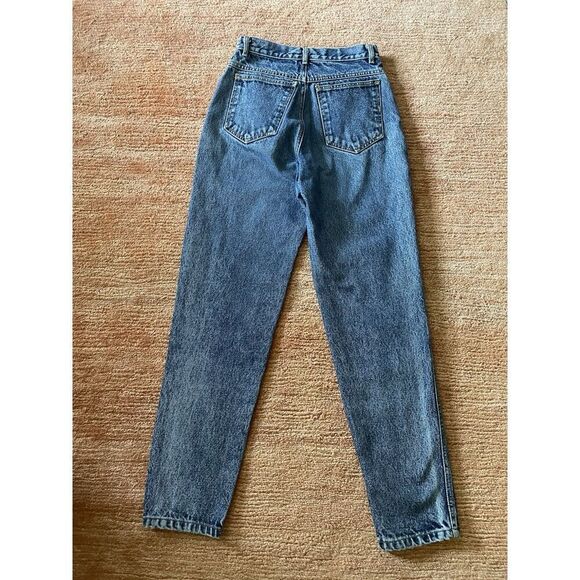 Vintage JCPenney High Waist Mom Jeans Tapered Leg Blue 100% Cotton - Picture 7 of 7